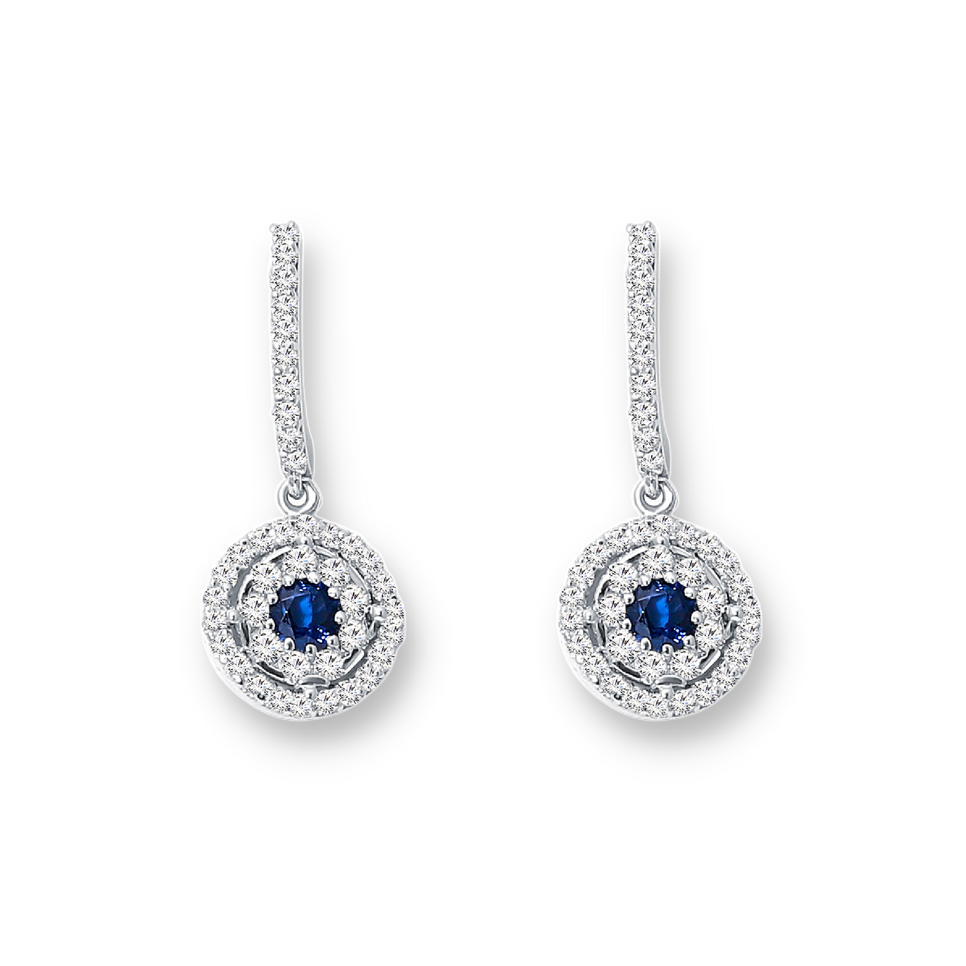Okia Blue Evil Eye Drop Earrings