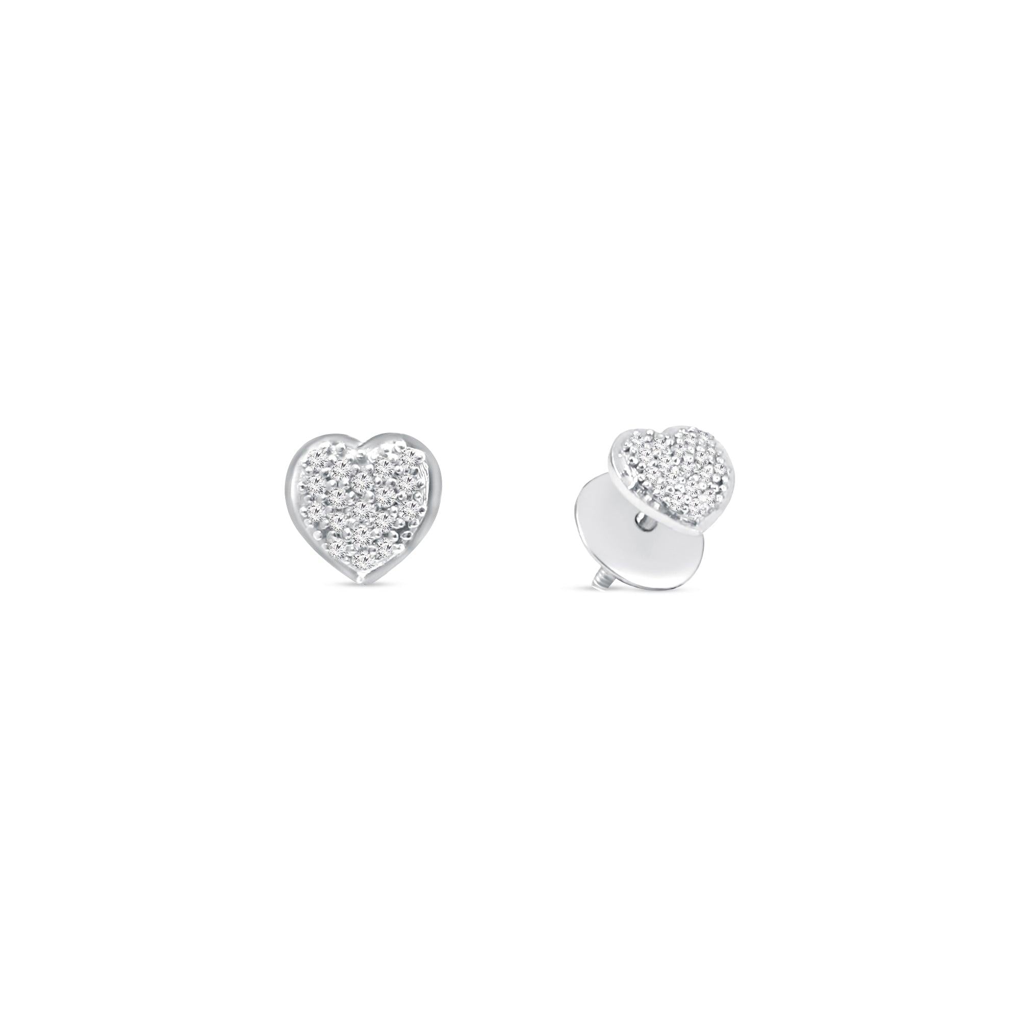 Heart Earring Studs – Noor Jouels