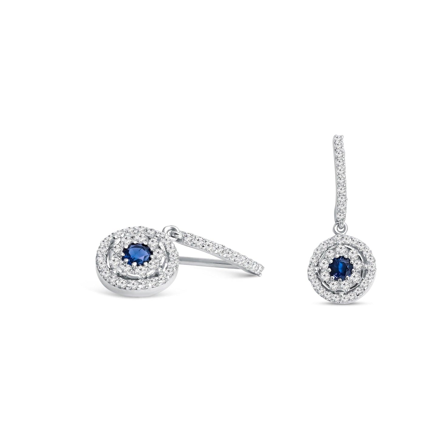 Okia Blue Evil Eye Drop Earrings - Rolf & Olivia