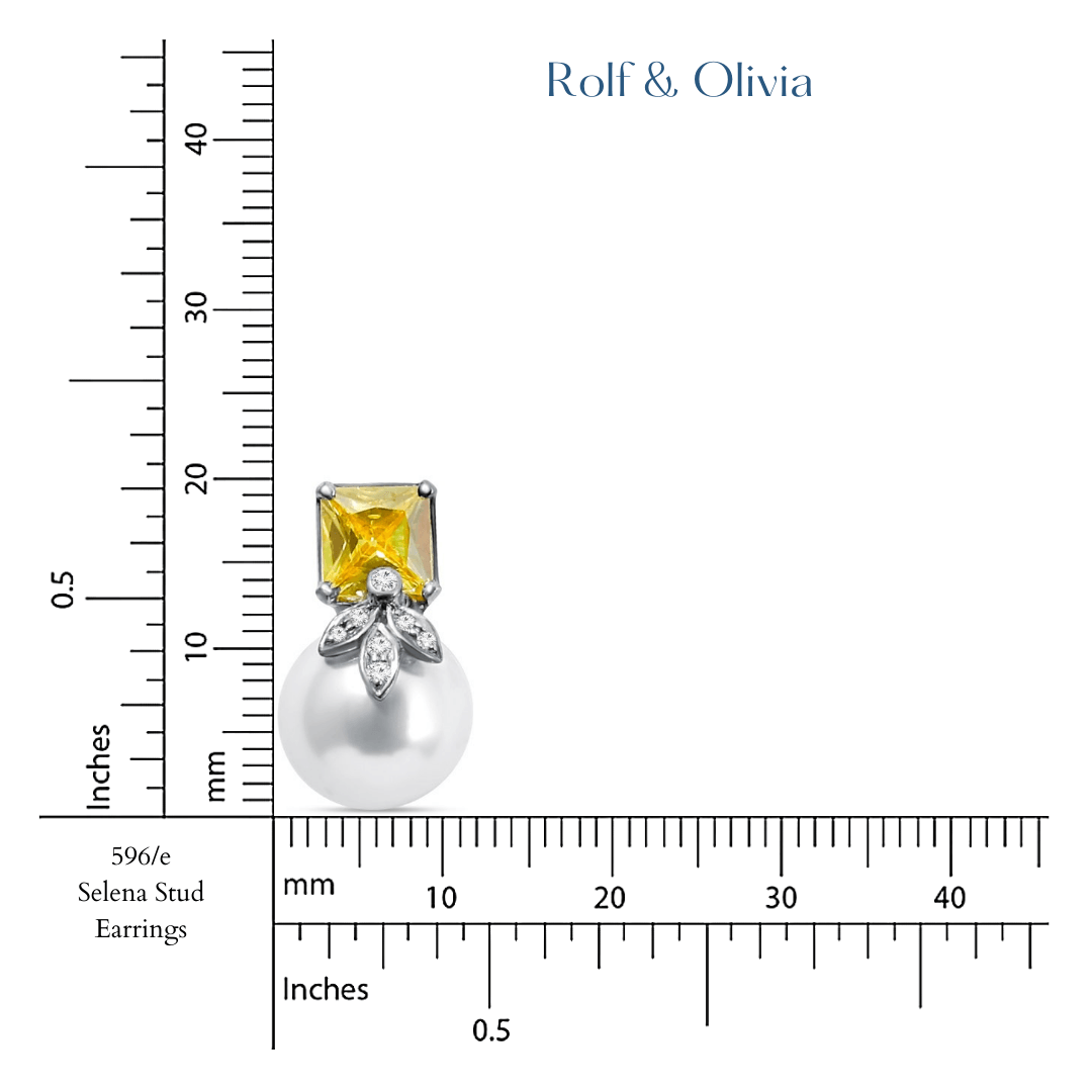 Selena Stud Earrings - Rolf & Olivia