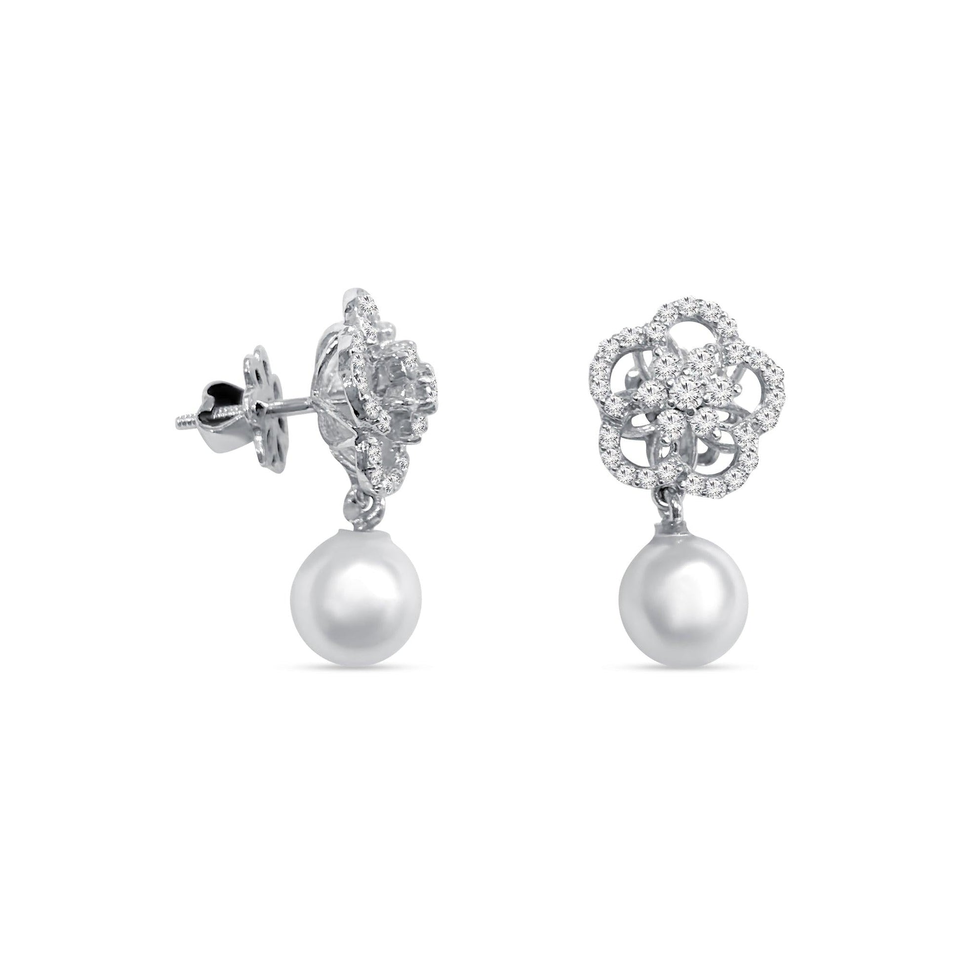 Zahra Pearl Drop Earrings