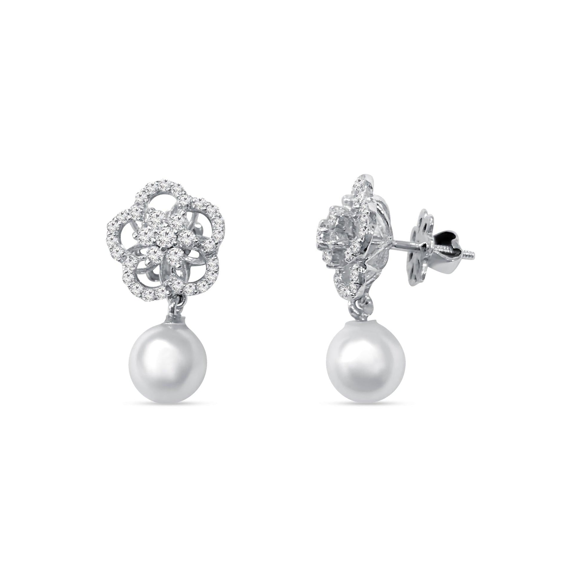 Zahra Pearl Drop Earrings