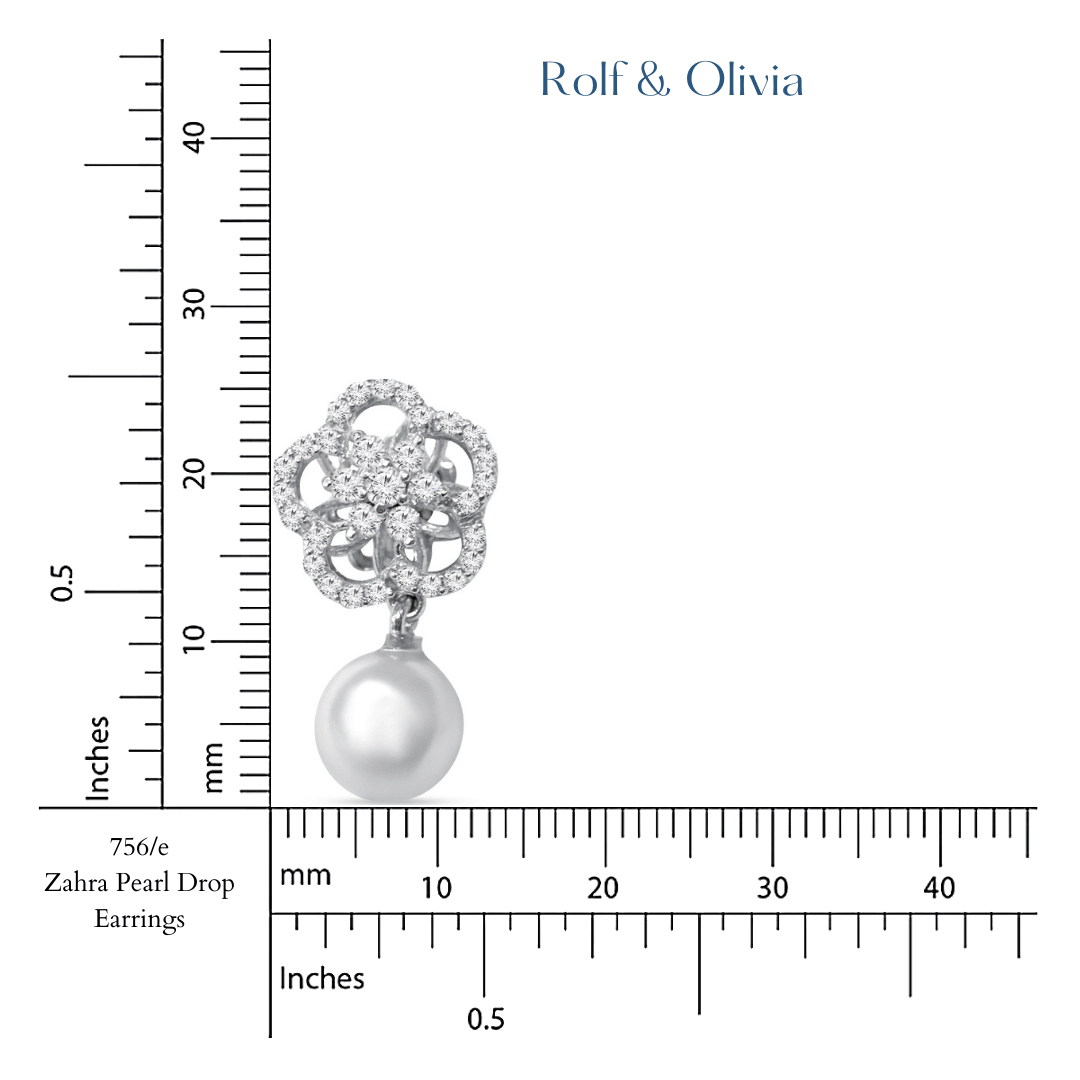 Zahra Pearl Drop Earrings - Rolf & Olivia