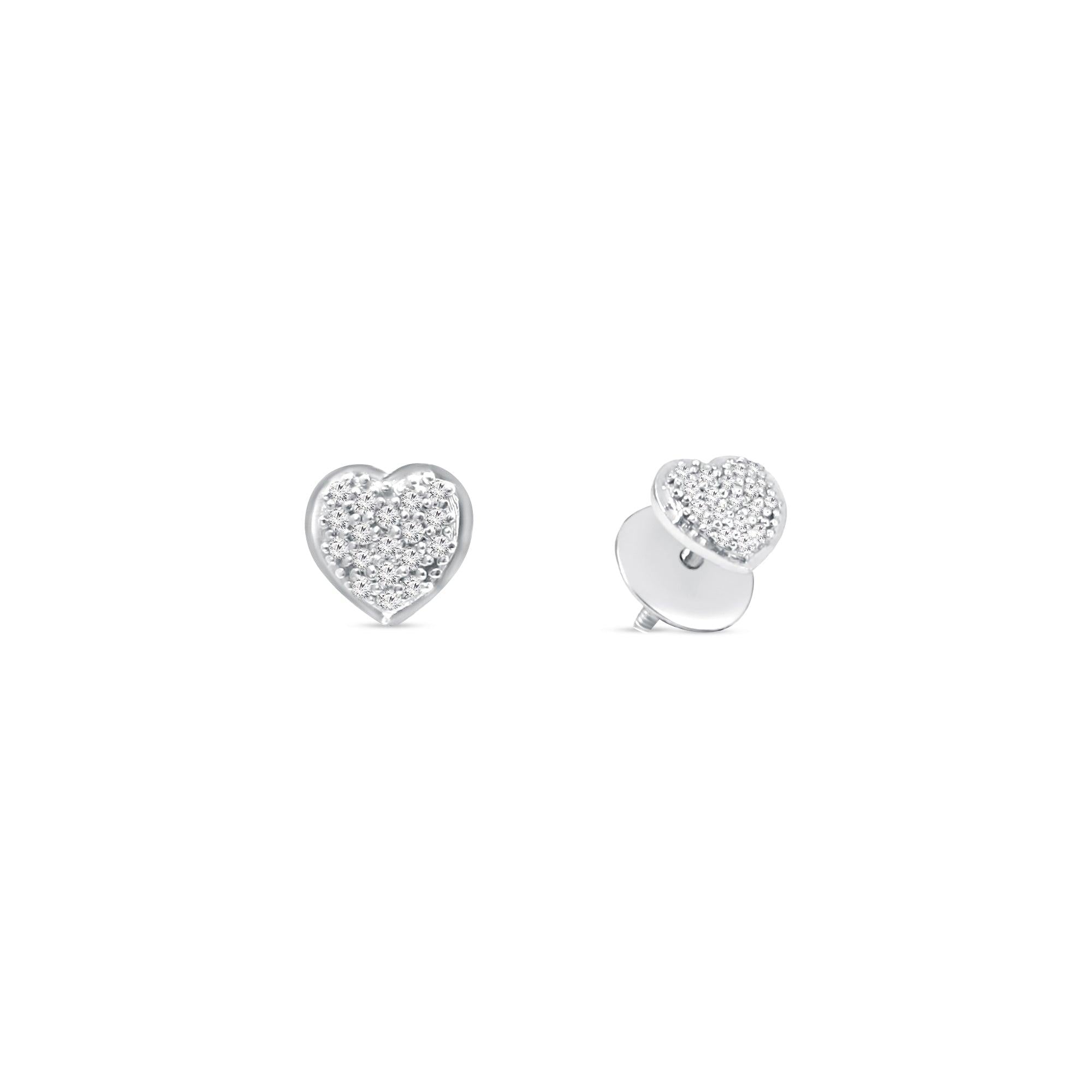 Amore Heart Earring Studs