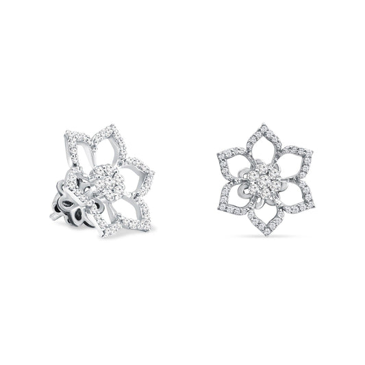 Rosa Diamond Stud Earrings - Rolf & Olivia